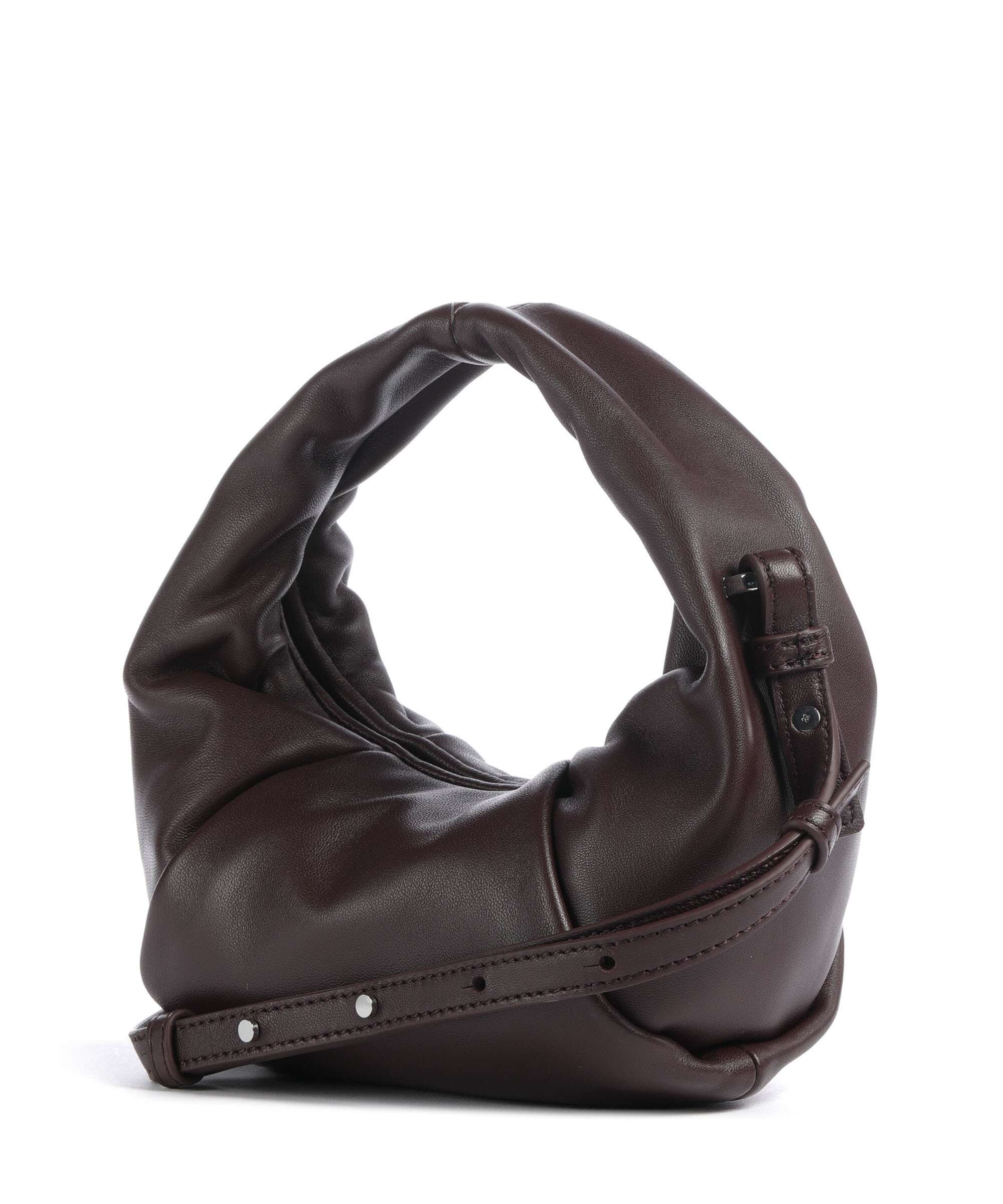 Les Visionnaires Greta Essential Silky Mini Crossbody bag aubergine