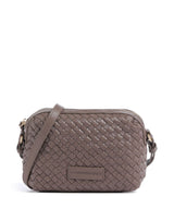 Les Visionnaires Lynn Weave Silky Crossbody tas taupe brown