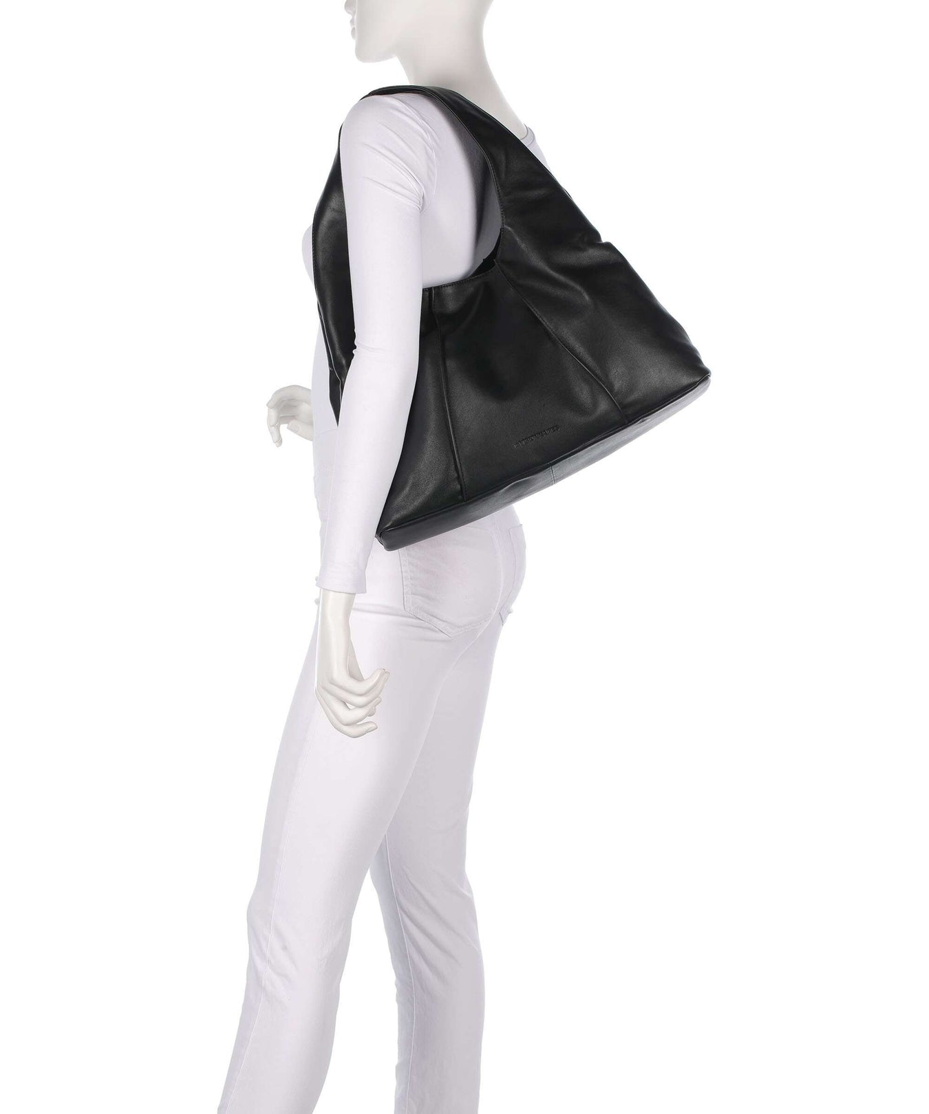 Les Visionnaires Paz Essential Silky Hobo bag black