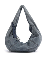 Les Visionnaires Greta Denim Essential Hobo tas washed denim