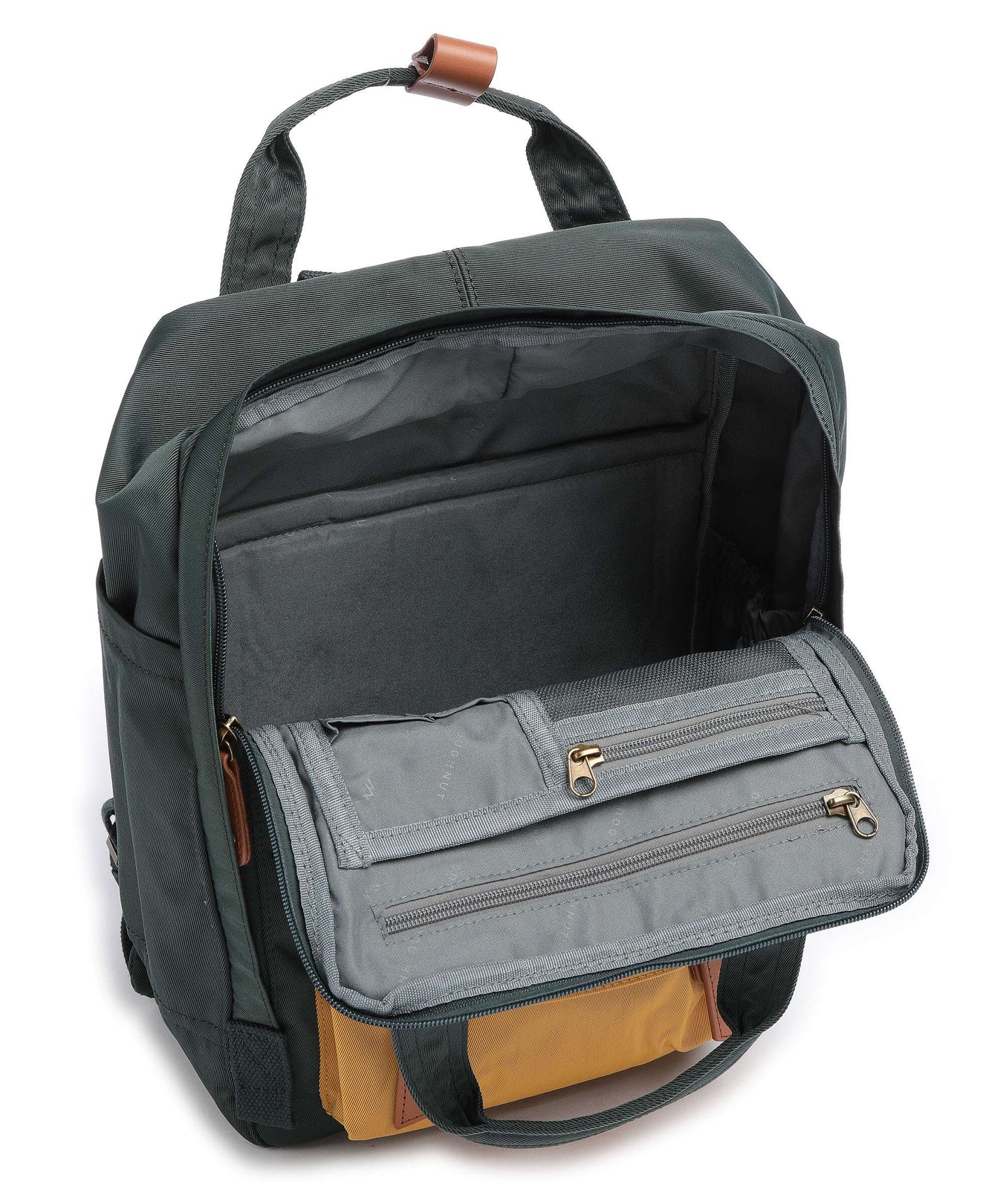 Doughnut Macaroon Backpack slate green/yellow