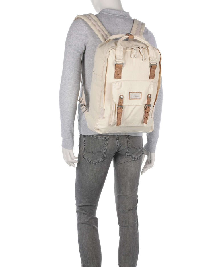 Doughnut Organic Macaroon Large Backpack beige