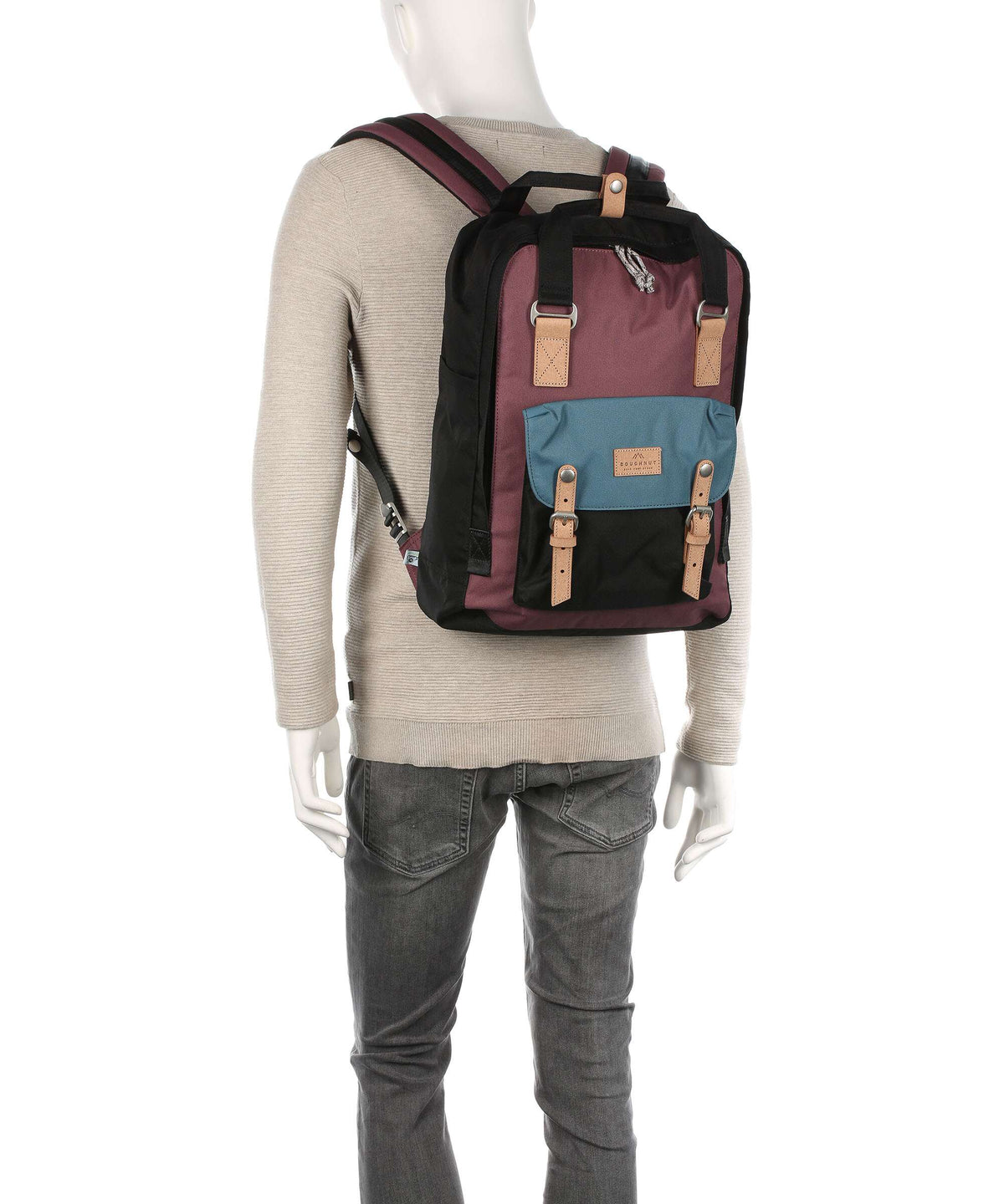 Doughnut Go Wild Macaroon Large Backpack navy/grey