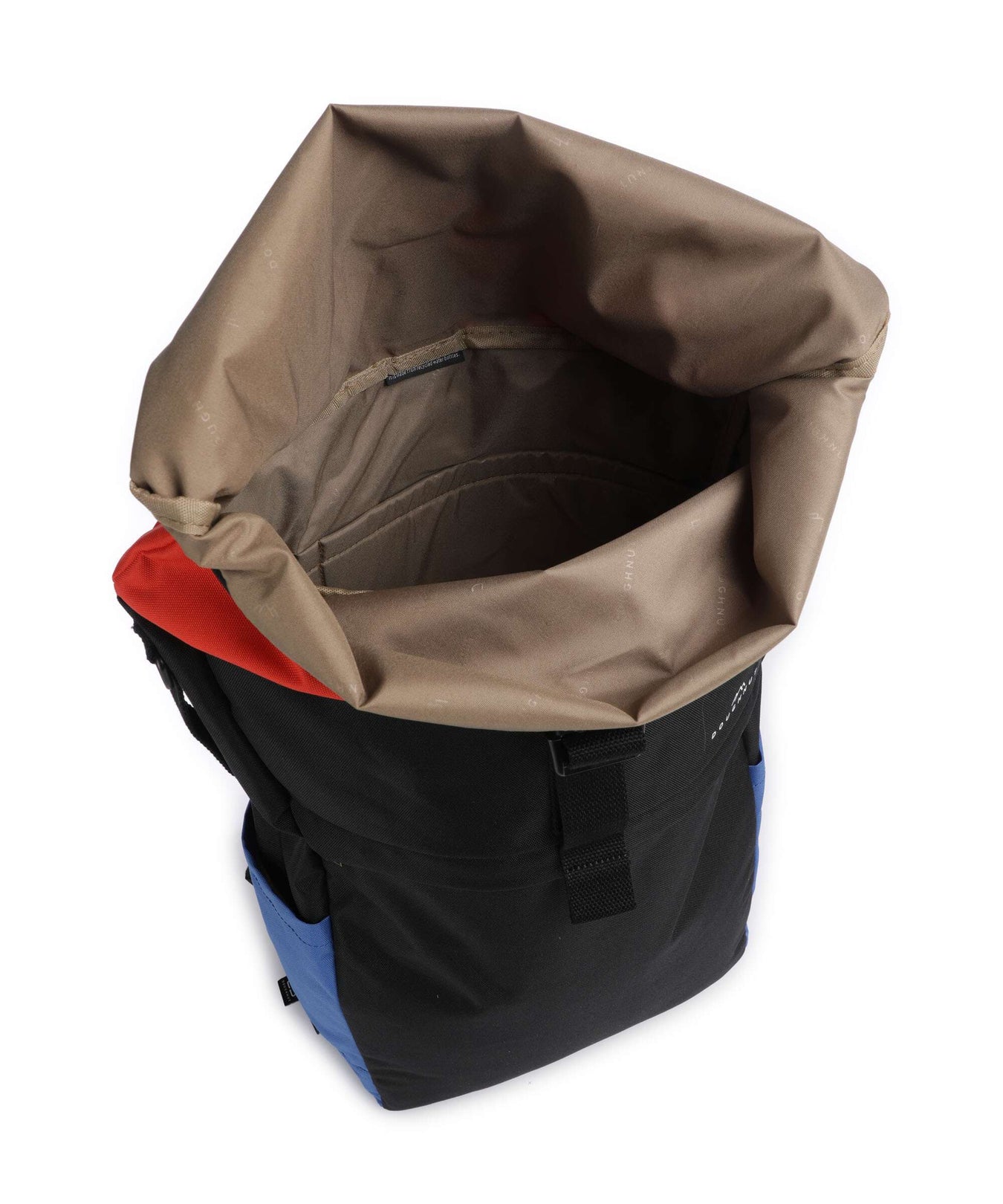 Doughnut Reborn Jetpack Rolltop backpack black/grapefruit