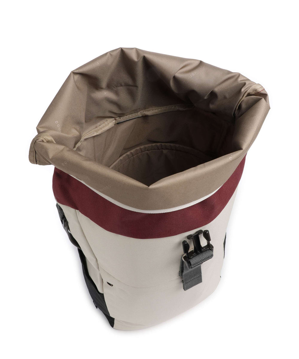 Doughnut Reborn Jetpack Rolltop backpack stone/wine