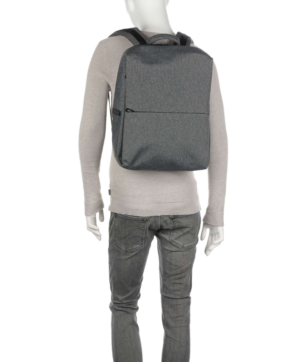Côte&Ciel Yarn Rhine Laptop backpack black melange