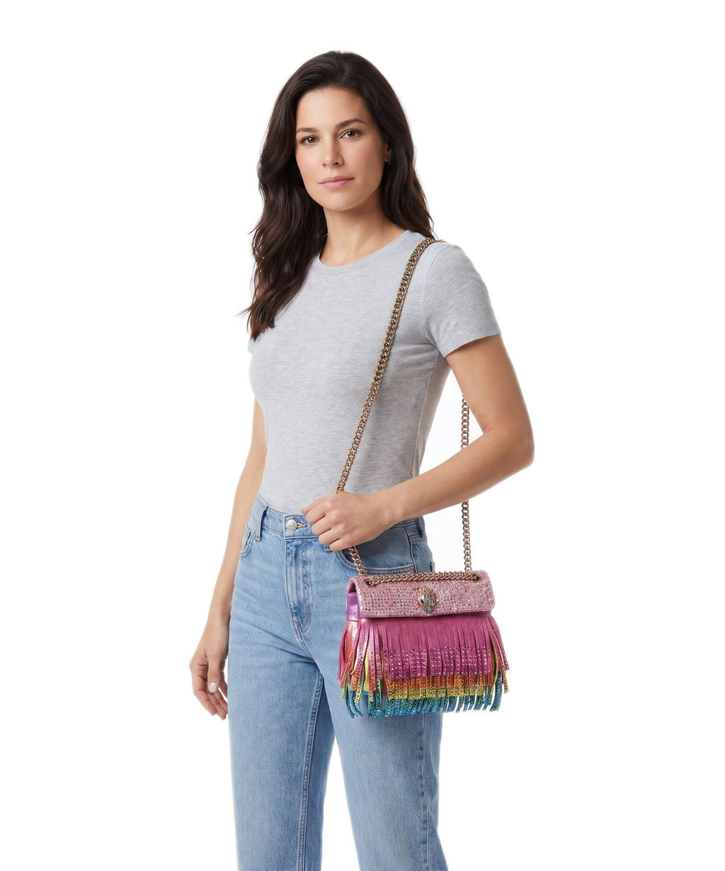 Kurt Geiger Kensington Mini Fringe Shoulder bag multi