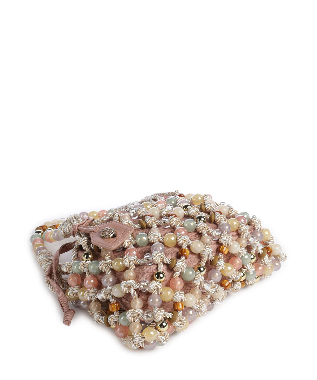 Kurt Geiger Macrame Handbag cream