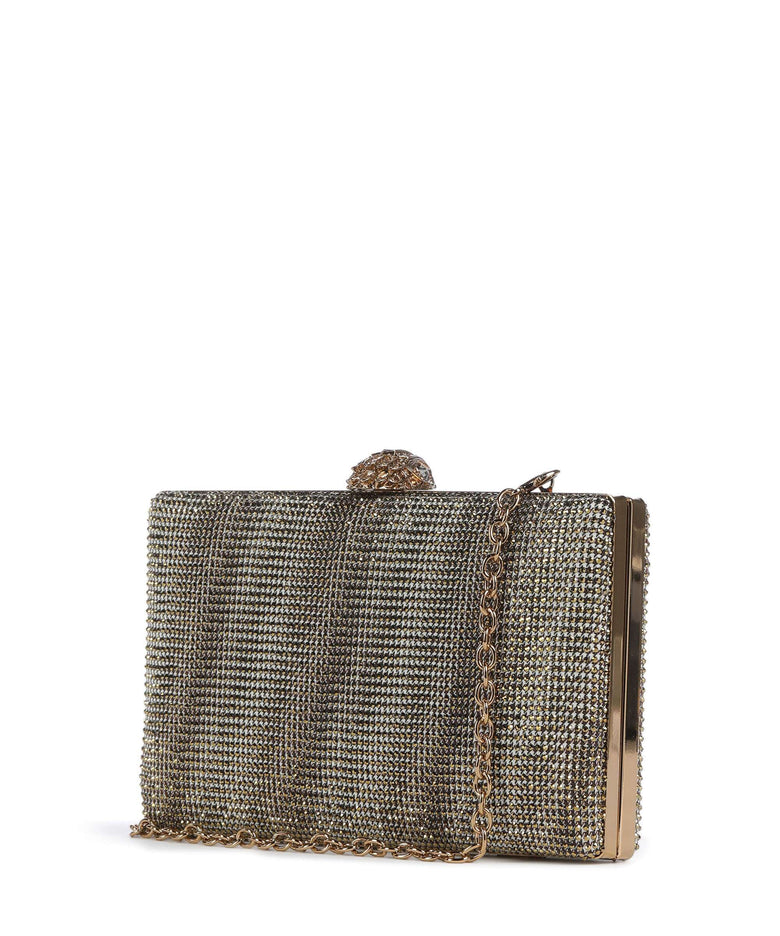 Kurt Geiger Kensington Crystal Clutch bag beige