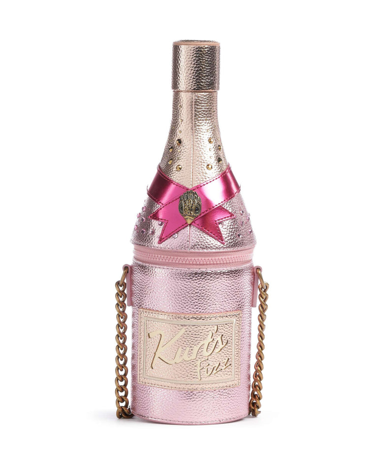 Kurt Geiger Champagne Bottle Crossbody bag pink