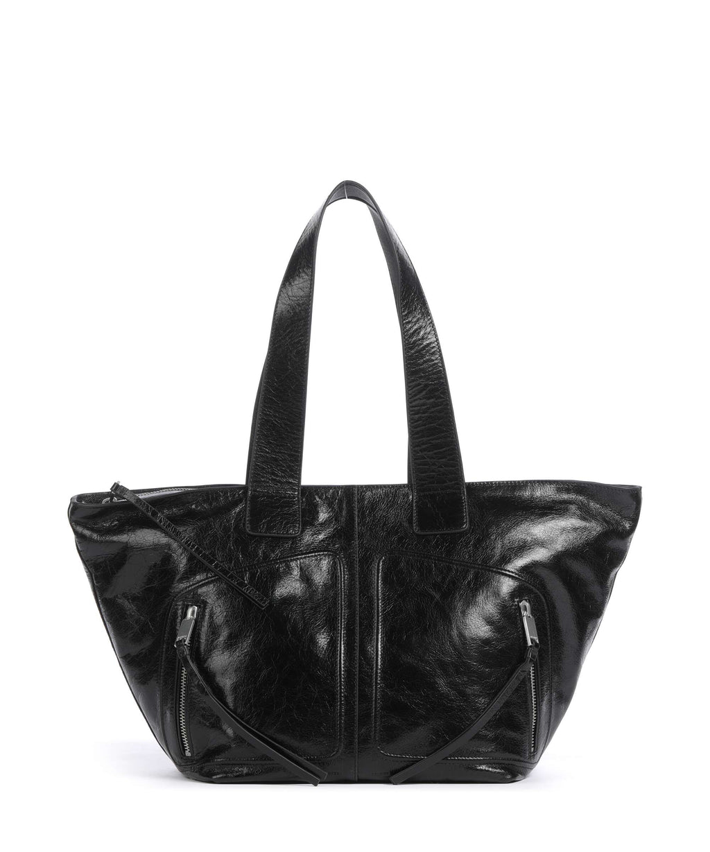 AllSaints Jean Rey Tote bag black/silver