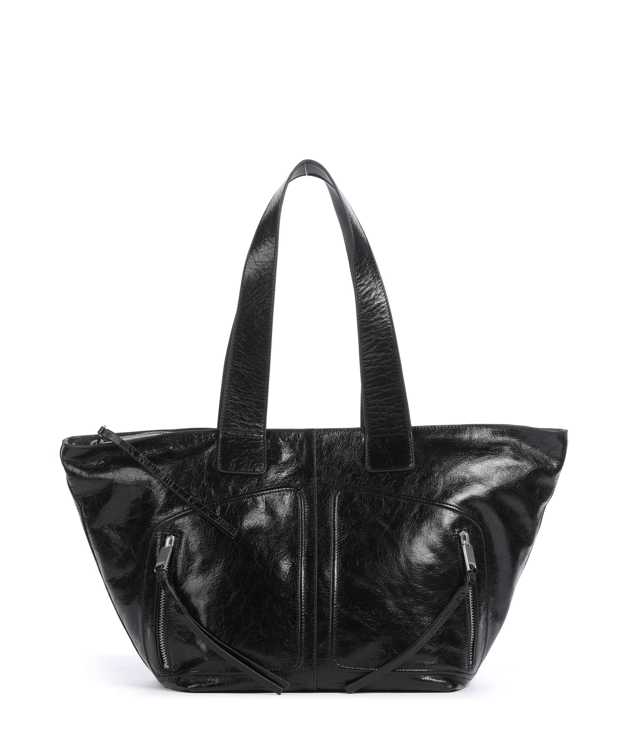 AllSaints Jean Rey Tote bag black/silver
