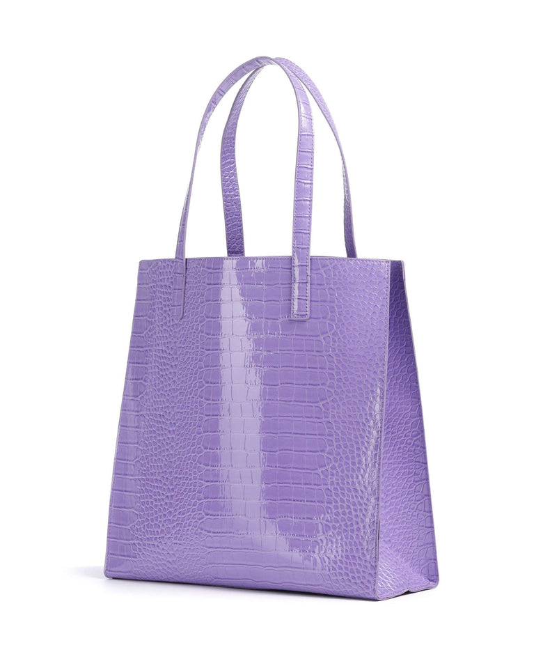 Ted Baker Croccon Tote bag bright purple