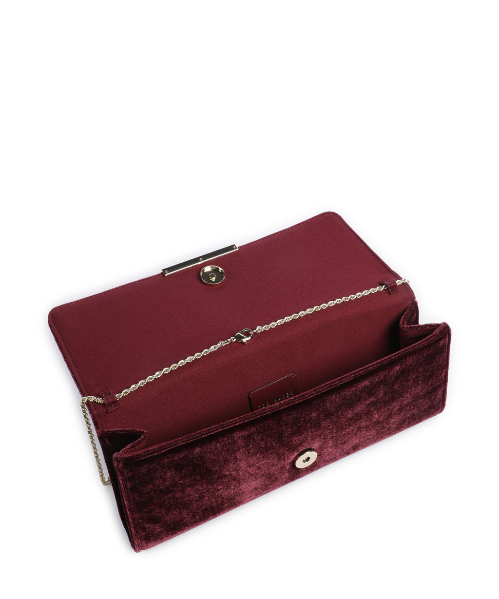 Ted Baker Maroah Clutch bag dark red