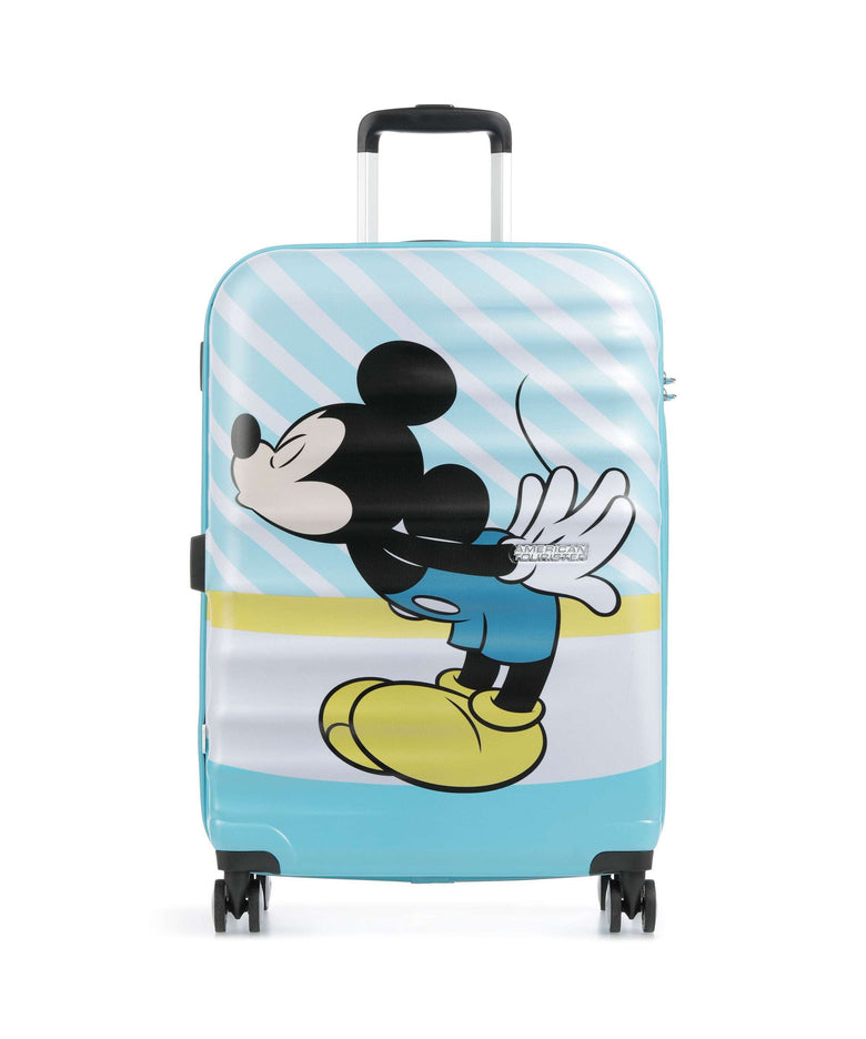 American Tourister Wavebreaker Disney Spinner (4 wheels) mickey blue kiss