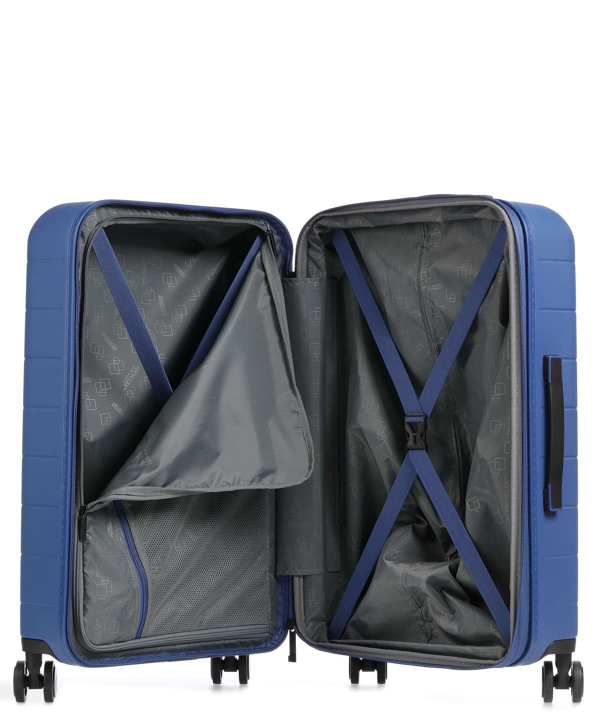 American Tourister Novastream Spinner (4 wheels) navy blue