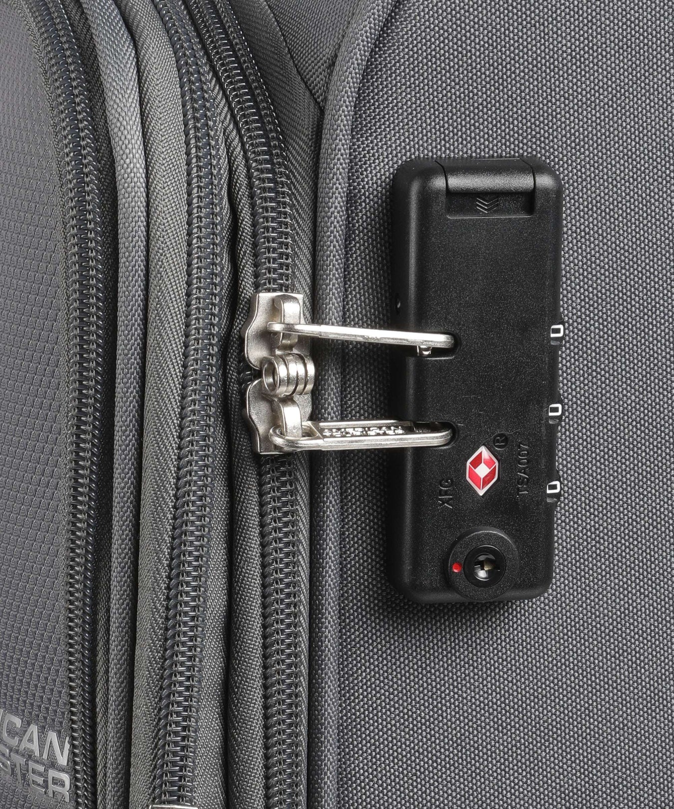 American Tourister Fun Cruise Spinner (4 wheels) grey/orange