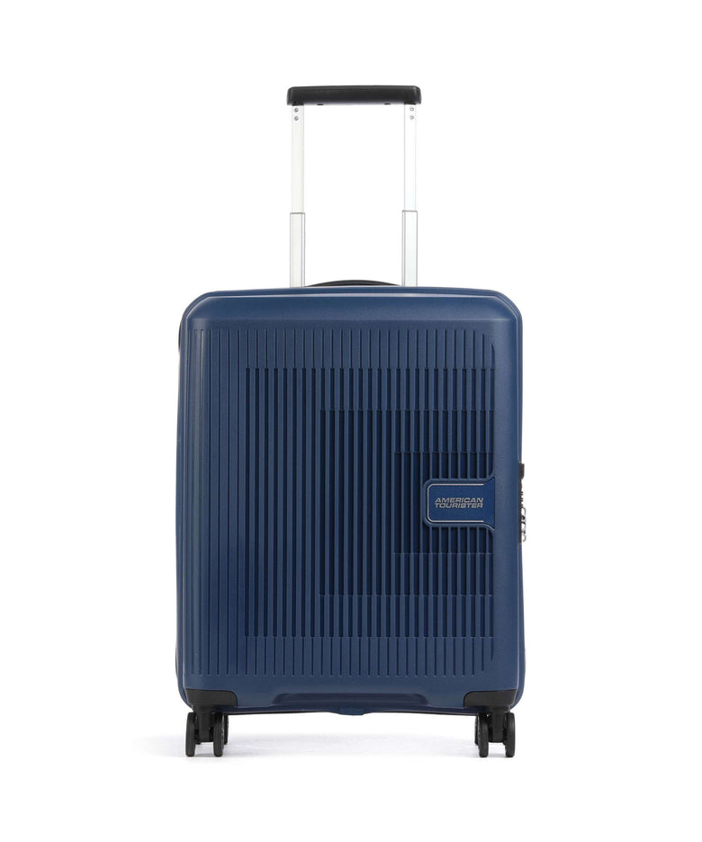 American Tourister Aerostep Spinner (4 wheels) navy blue