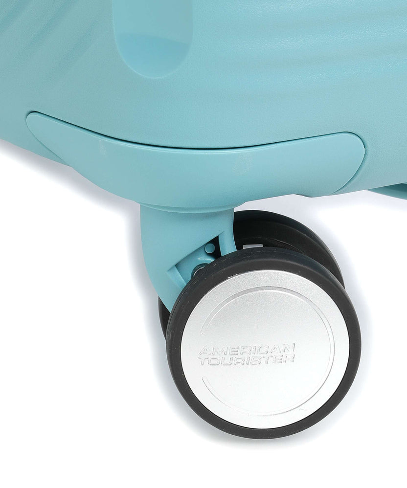 American Tourister Soundbox Spinner (4 wheels) turquoise tonic
