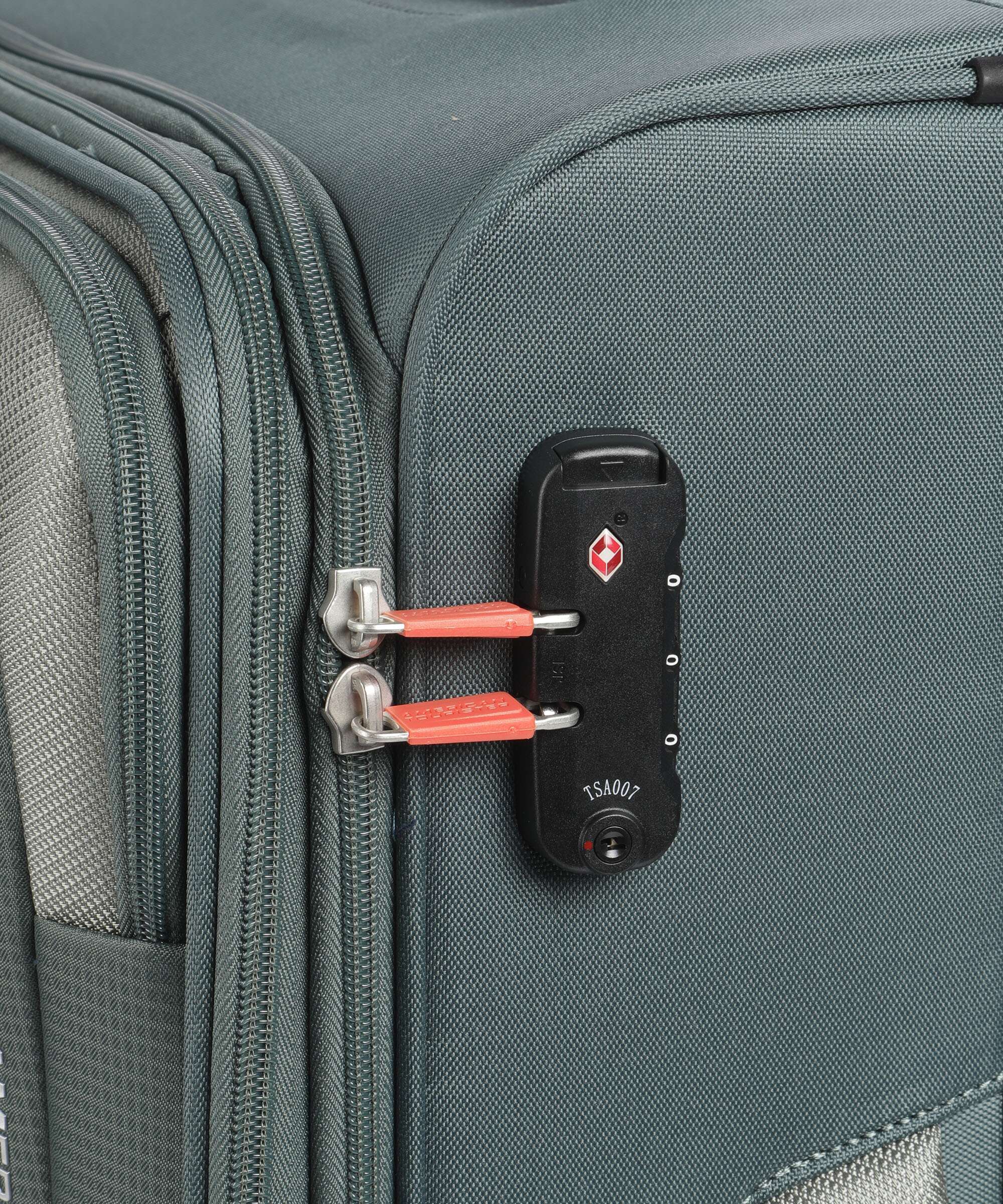 American Tourister Pulsonic Spinner (4 wheels) dark forest