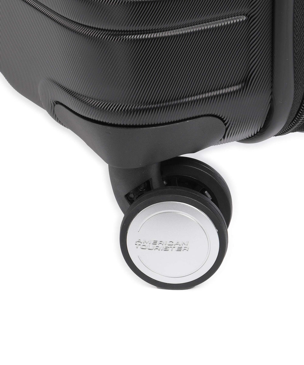 American Tourister Flashline Spinner (4 wheels) shadow black
