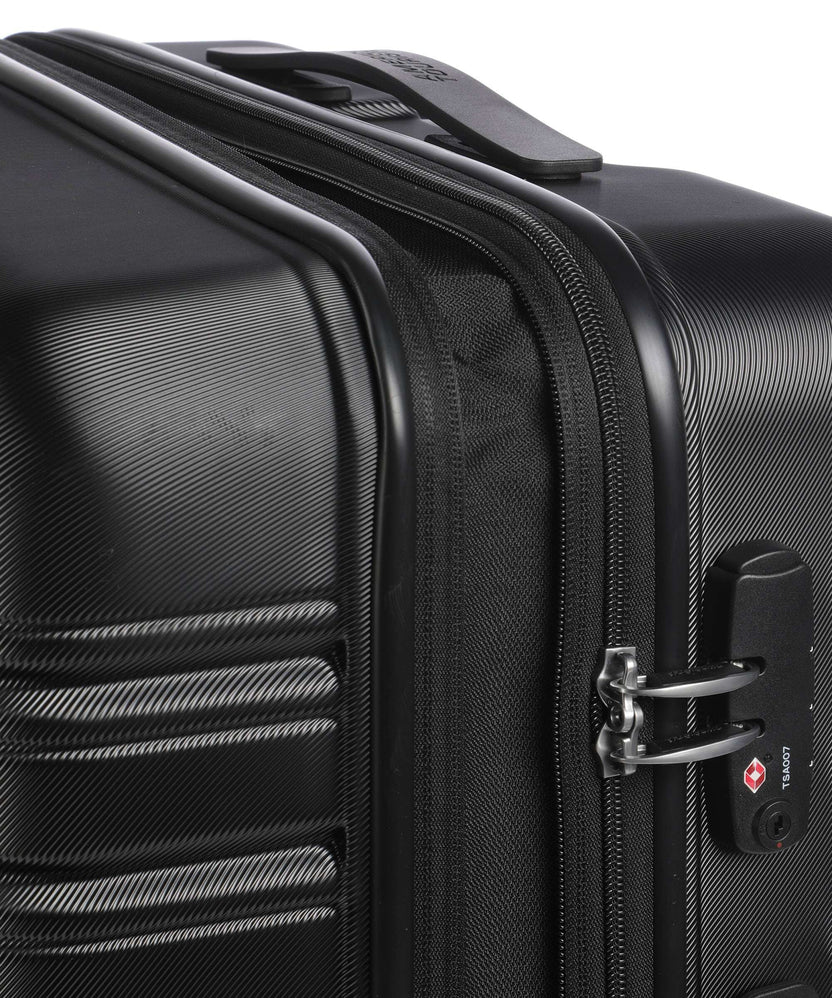 American Tourister Flashline Spinner (4 wheels) shadow black