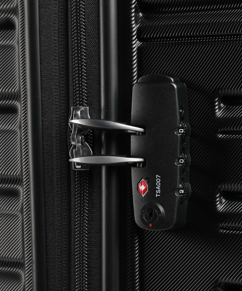 American Tourister Flashline Spinner (4 wheels) shadow black