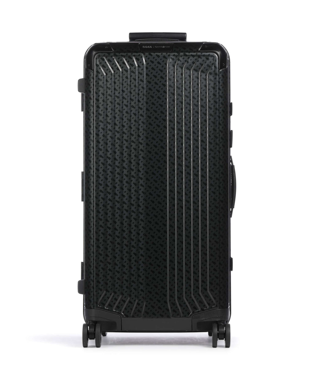 Samsonite Lite-Box Alu / Boss Spinner (4 wheels) graphite monogram