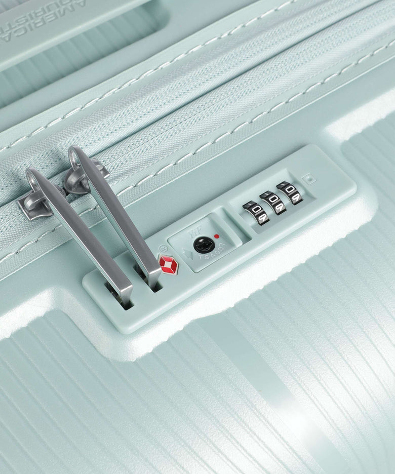 American Tourister Starvibe Spinner (4 wheels) metallic surf blue