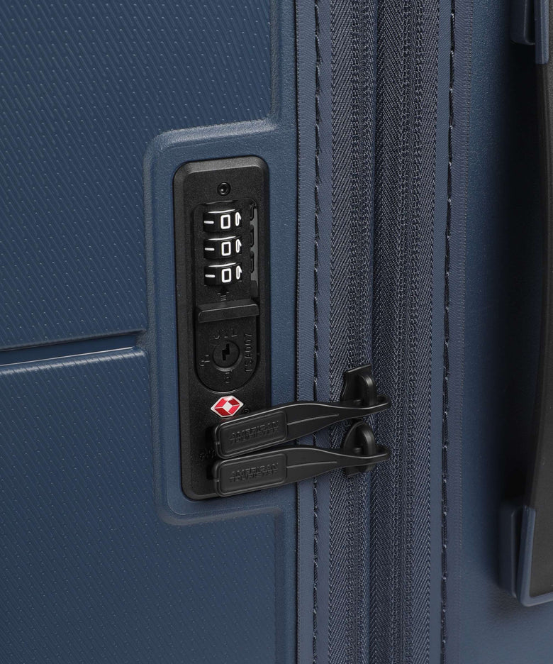 American Tourister Dashpop Spinner (4 wheels) midnight blue