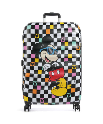 American Tourister Wavebreaker Disney Trolley (4 wielen) mickey check