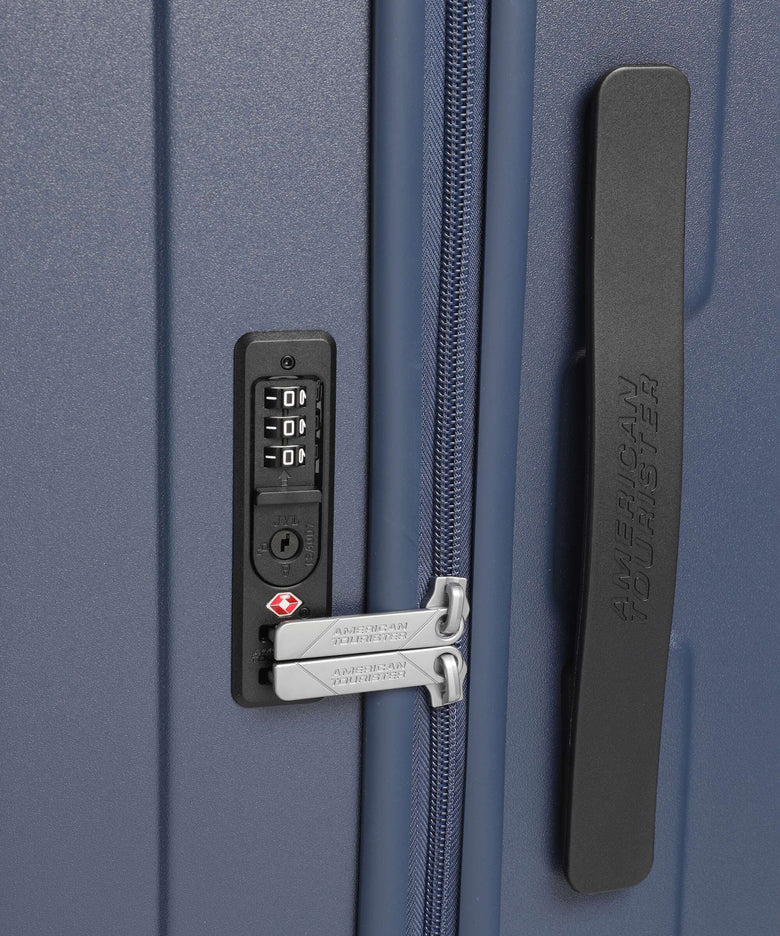 American Tourister Sunset Hills Suitcase set (4 wheels) navy blue