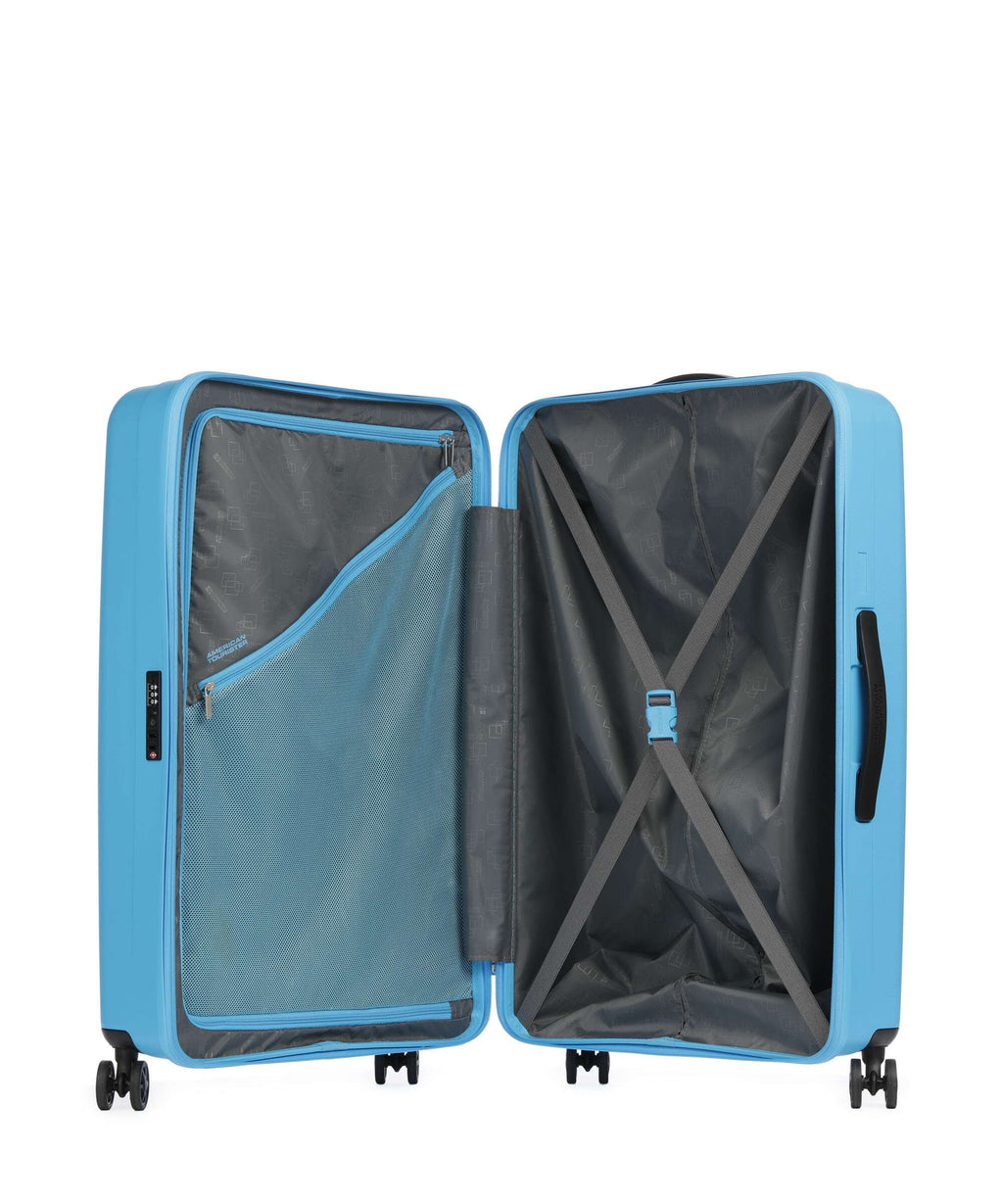 American Tourister Rejoy Spinner (4 wheels) azure blue