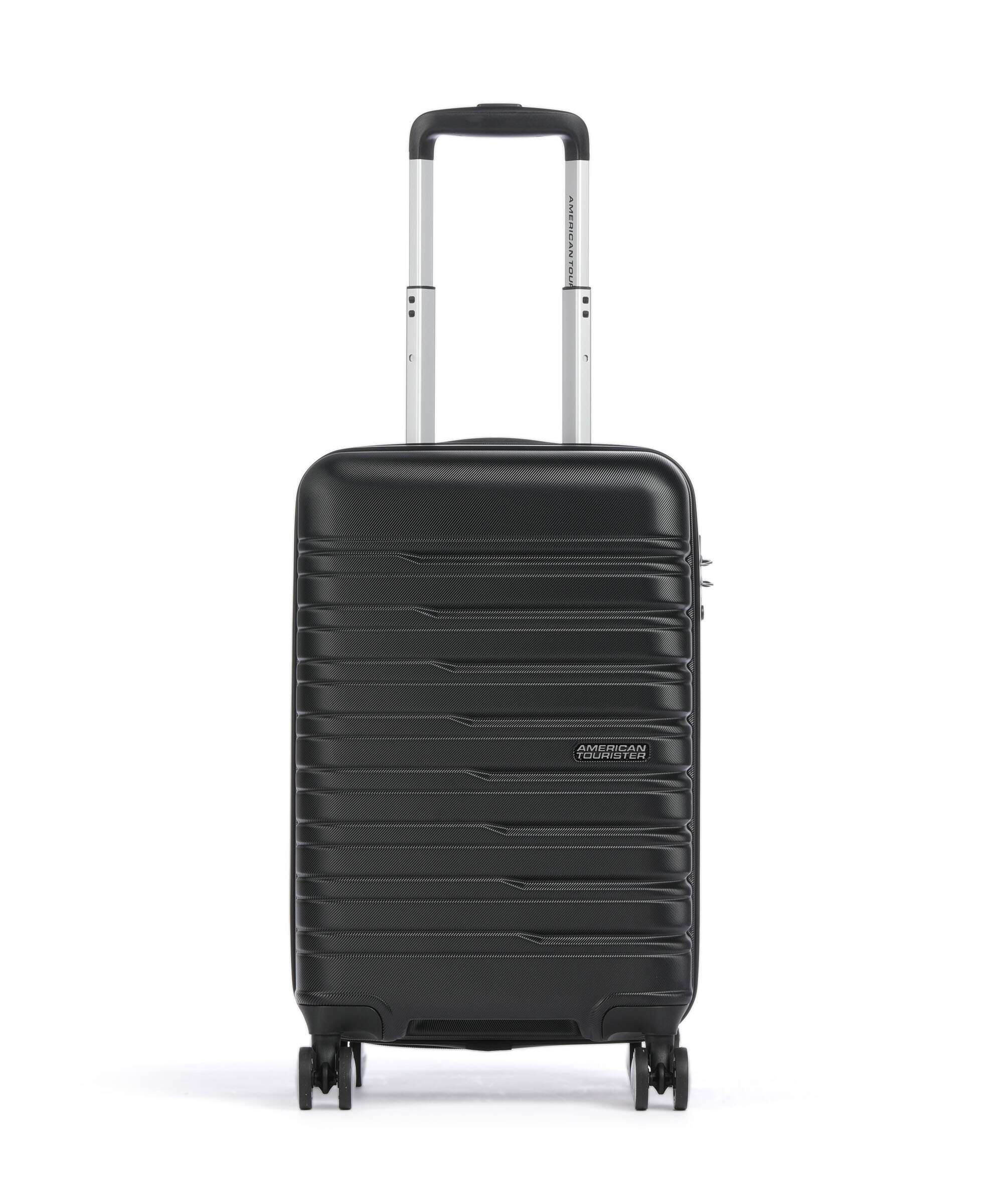 American Tourister Flashline Spinner (4 wheels) shadow black