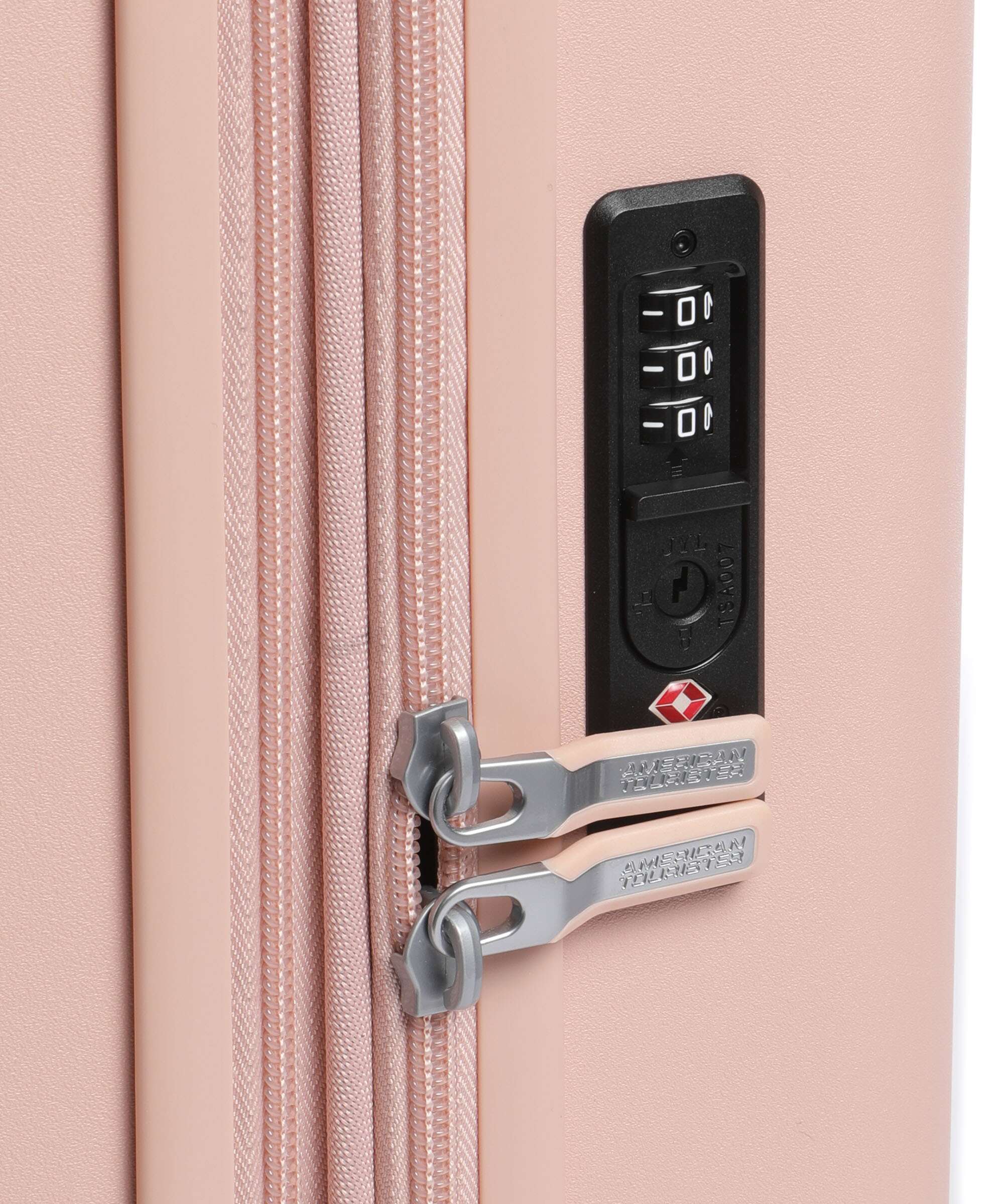 American Tourister Dynabelt Spinner (4 wheels) sandy rose