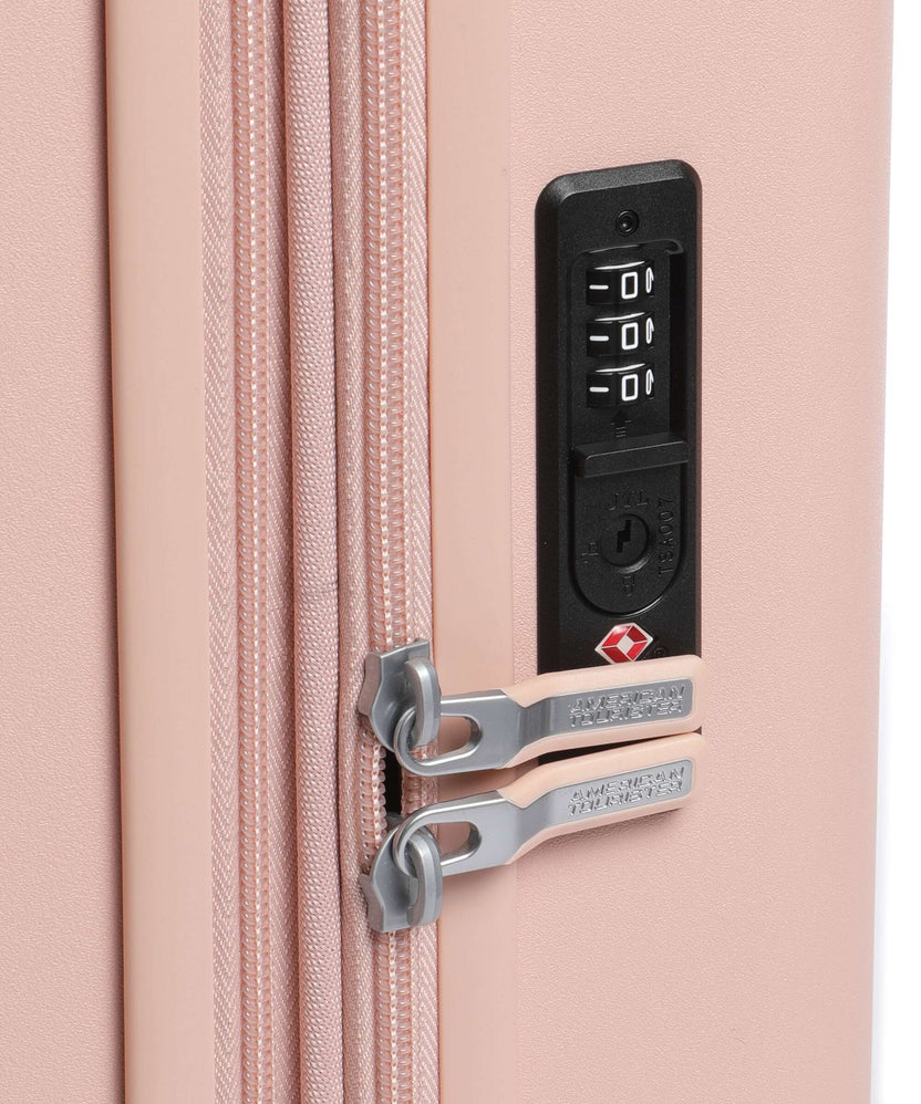 American Tourister Dynabelt Spinner (4 wheels) sandy rose