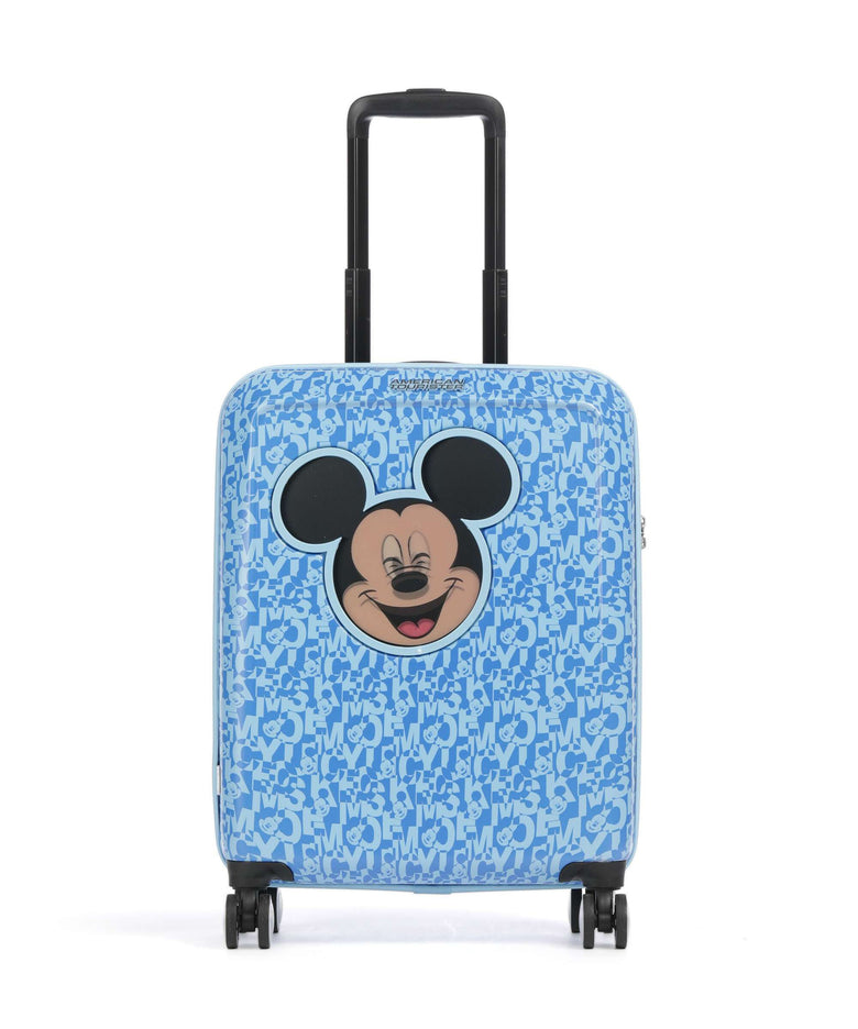 American Tourister Funlight Disney Spinner (4 wheels) mickey lenticular blue