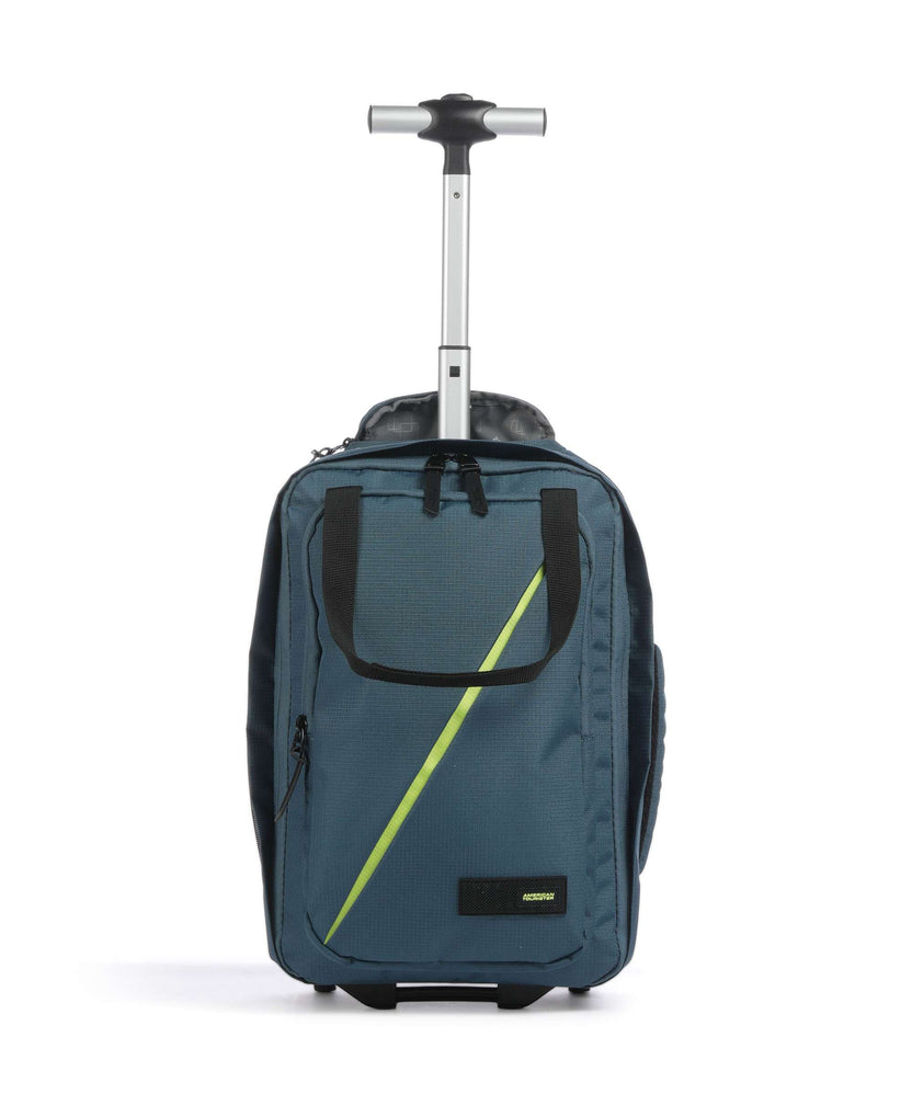 American Tourister Take2Cabin S Backpack with wheels harbor blue