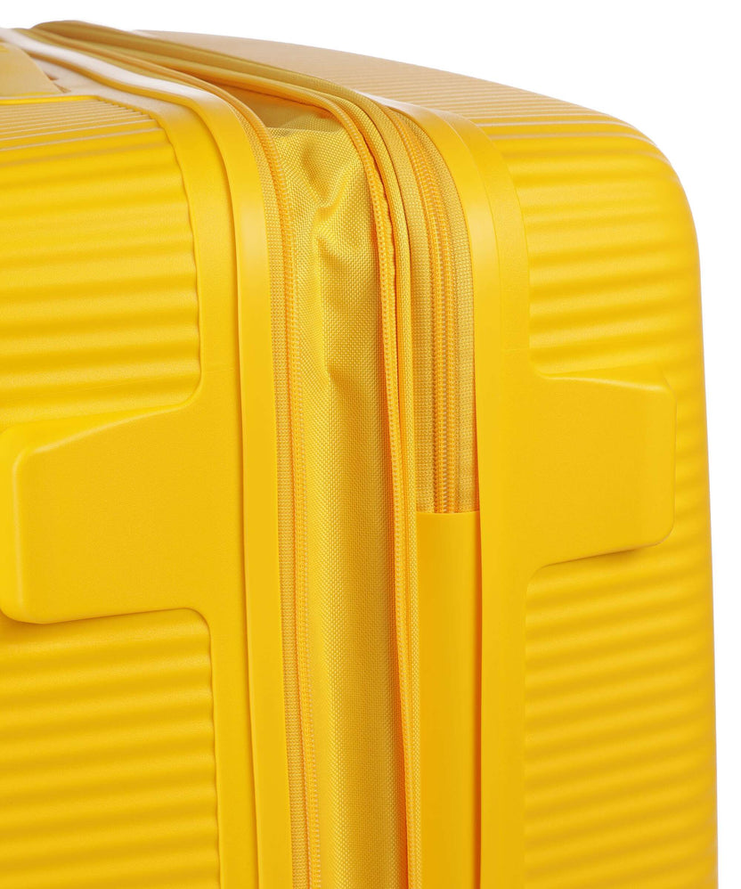 American Tourister Soundbox Spinner (4 wheels) golden yellow