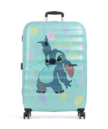 American Tourister Wavebreaker Disney Trolley (4 wielen) stitch flower