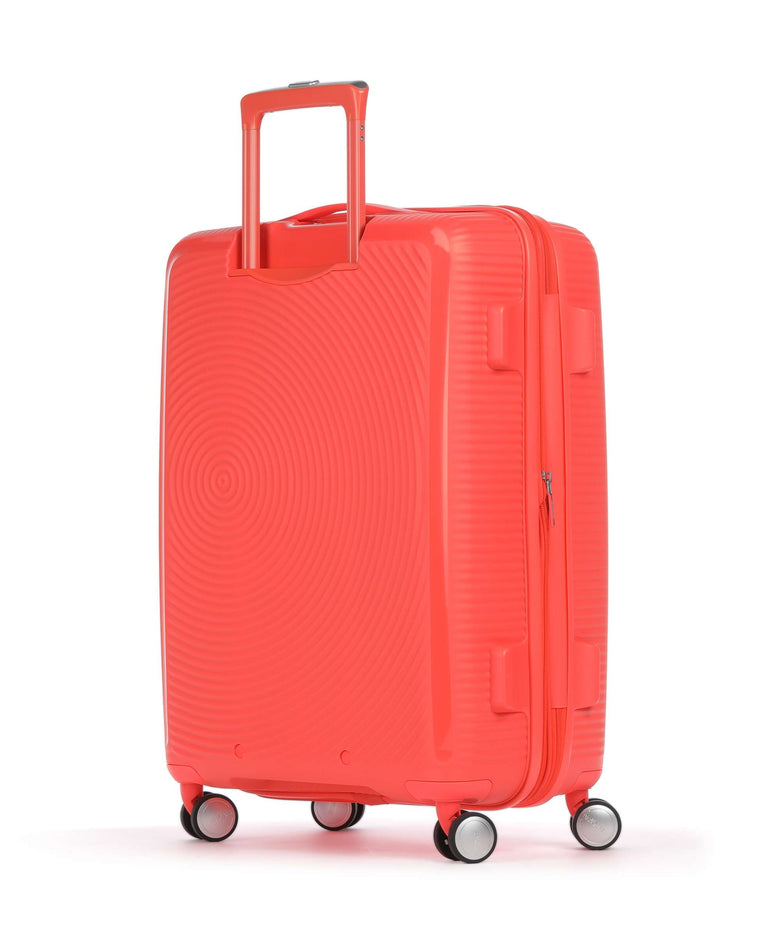 American Tourister Soundbox Spinner (4 wheels) neon orange