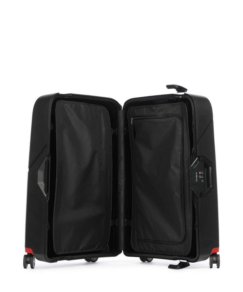 Samsonite Magnum Eco Spinner (4 wheels) black/red