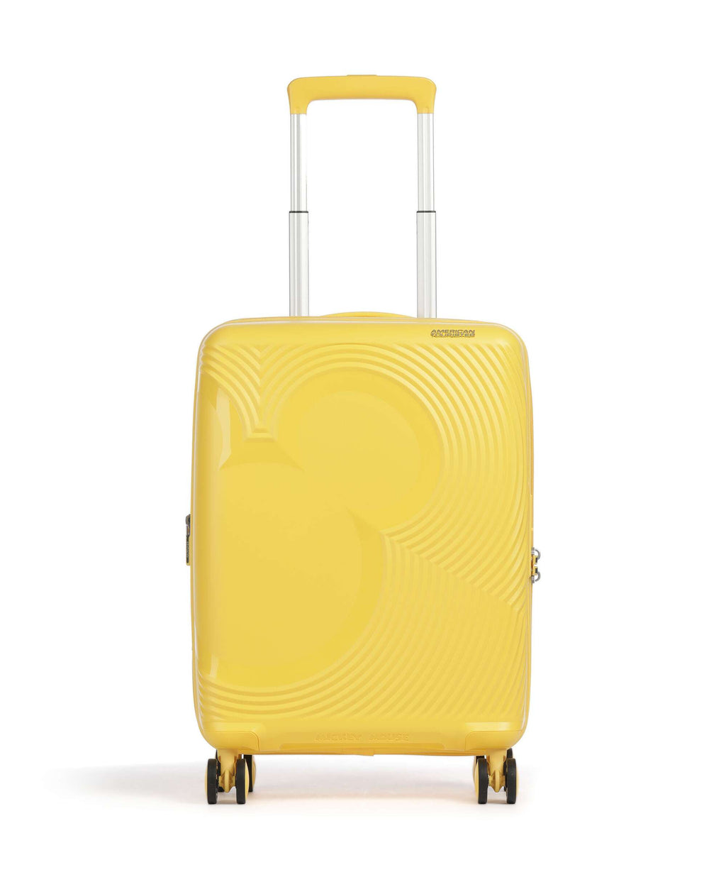 American Tourister Mickey Magic Spinner (4 wheels) mickey flower yellow