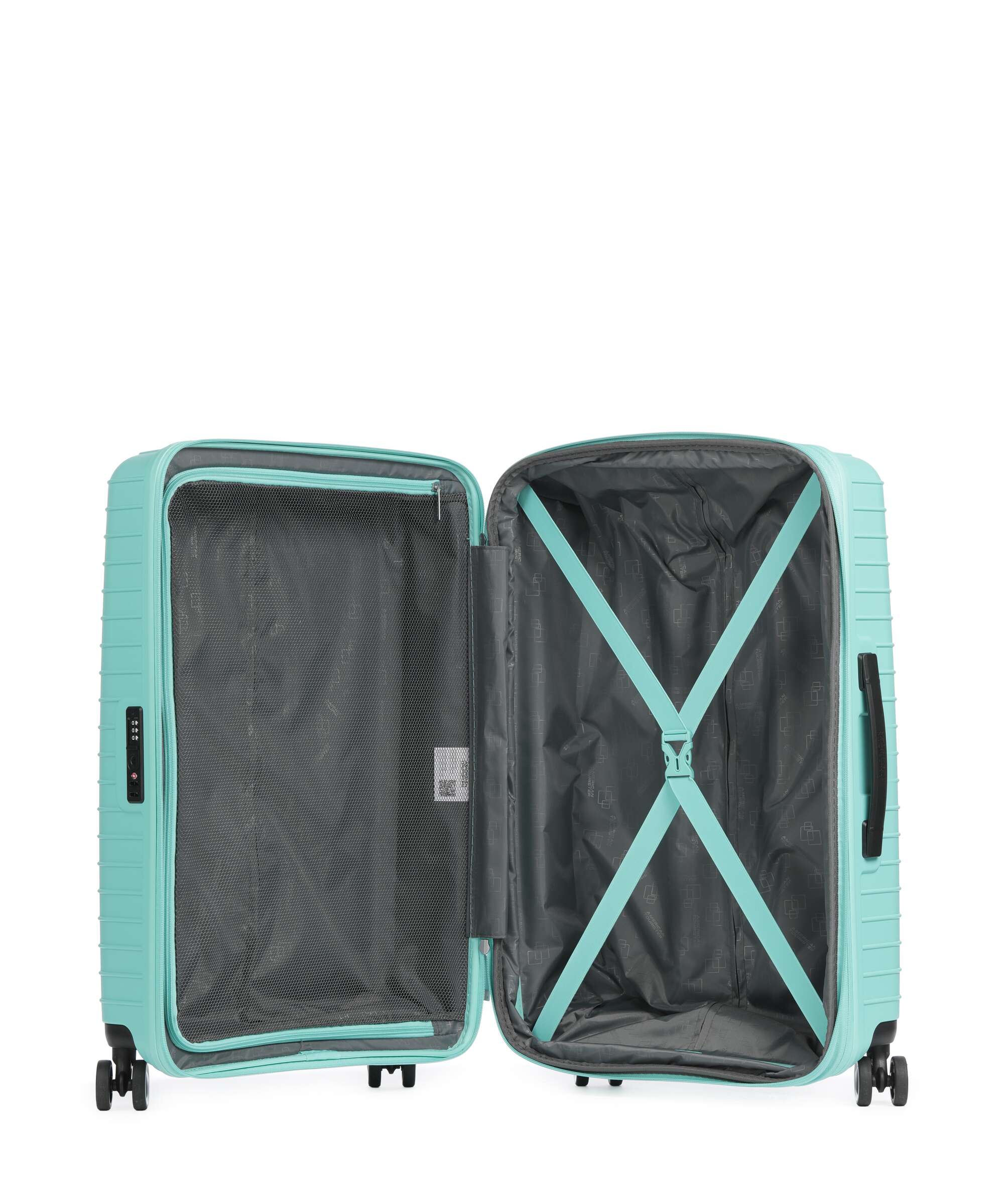 American Tourister Roadrush Suitcase set (4 wheels) aqua turquoise