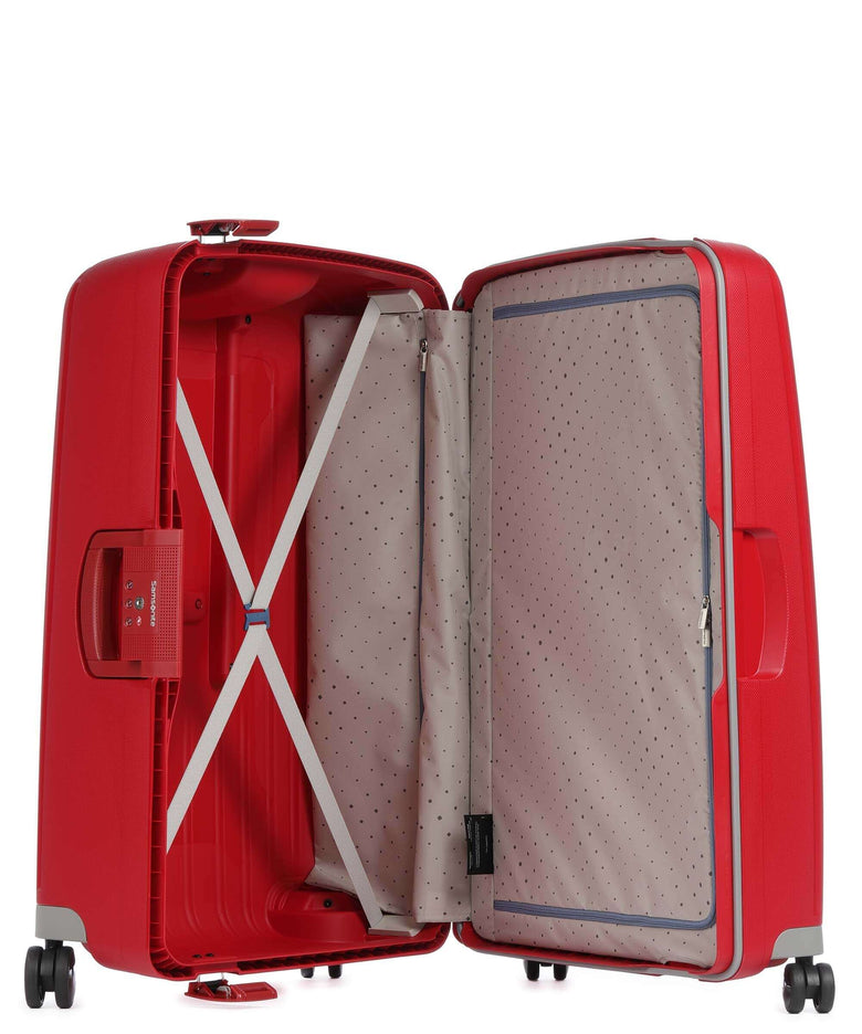 Samsonite S'Cure Spinner (4 wheels) crimson/red