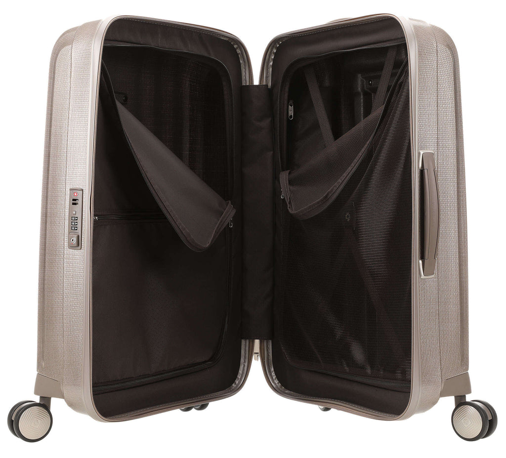Samsonite Lite Cube Spinner (4 wheels) ivory/gold