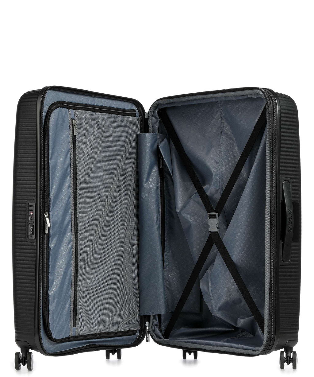 American Tourister Soundbox Spinner (4 wheels) bass black