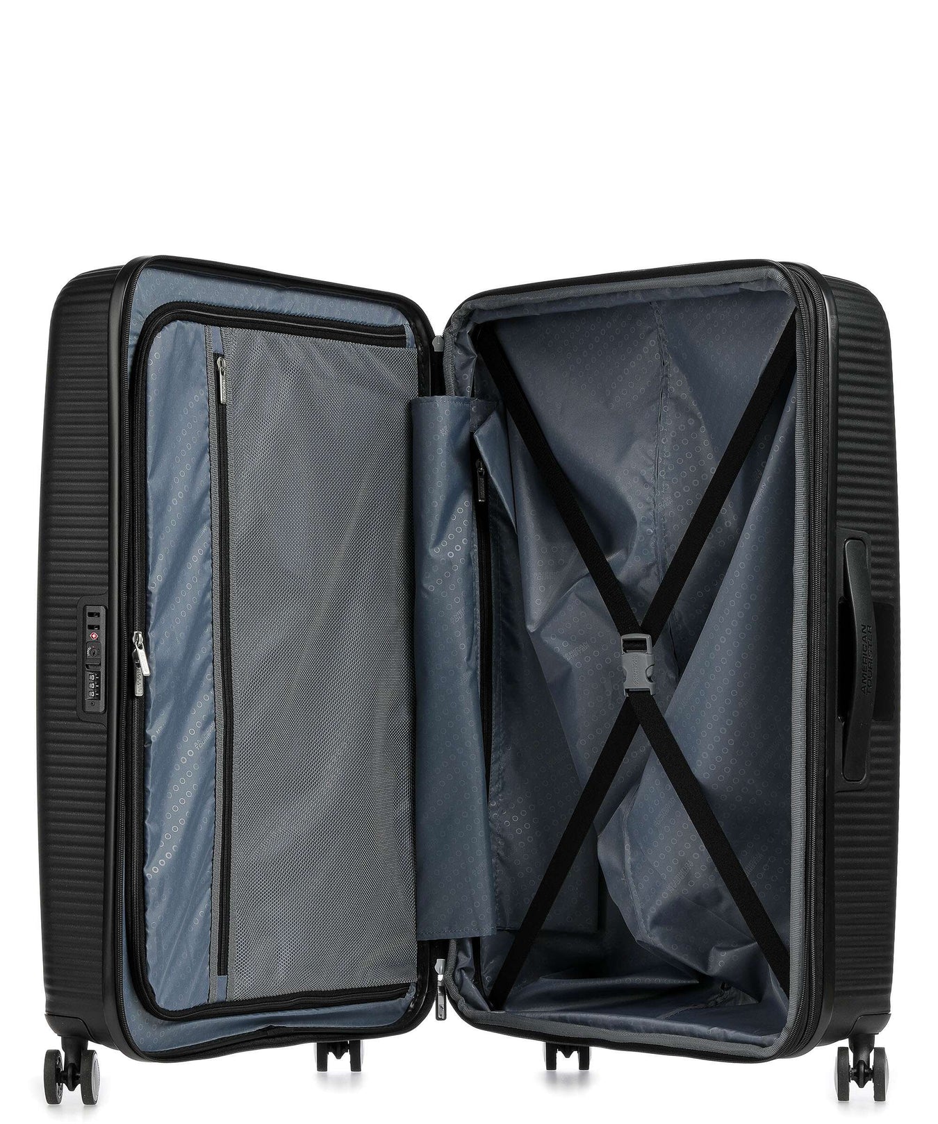 American Tourister Soundbox Spinner (4 wheels) bass black