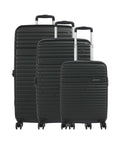 American Tourister Aero Racer Suitcase set (4 wheels) jet black