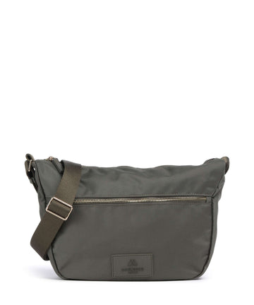 Markberg Mono Crossbody tas dark olive/gold